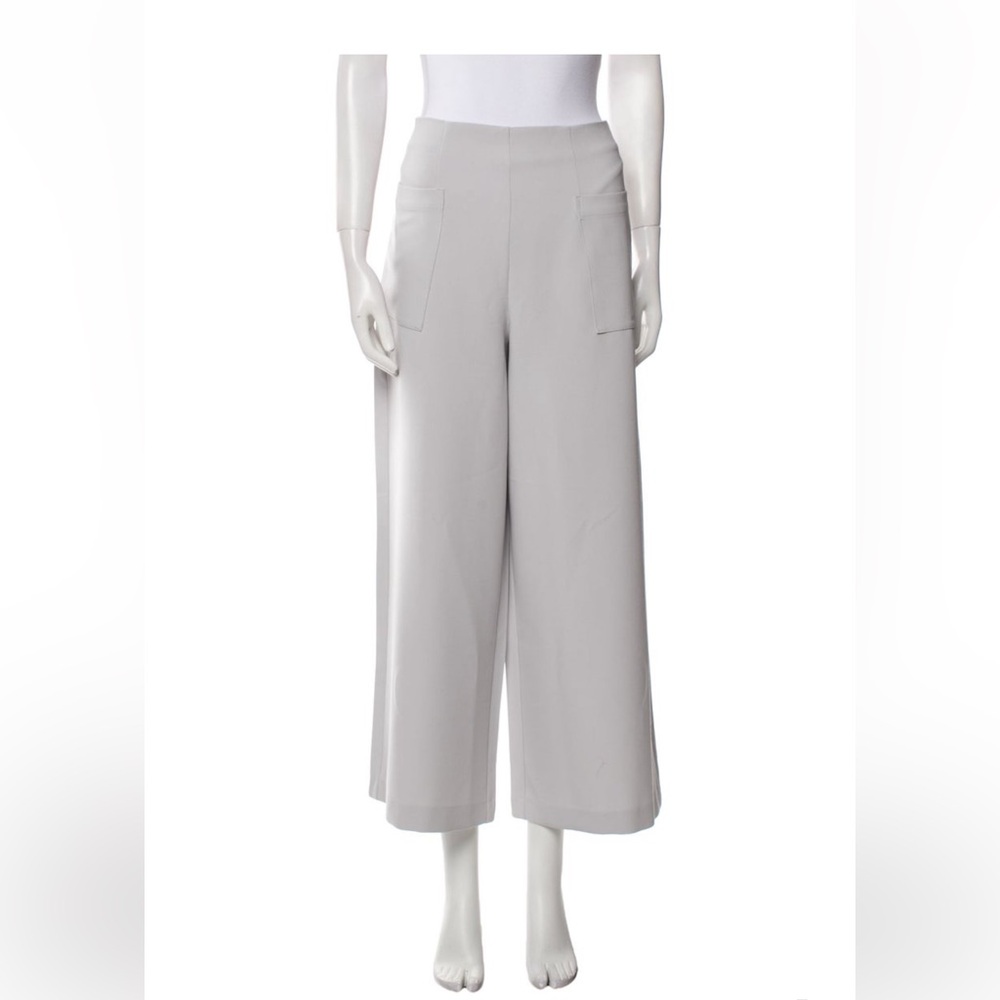 Jason Wu Light Gray Wide-Leg Pants